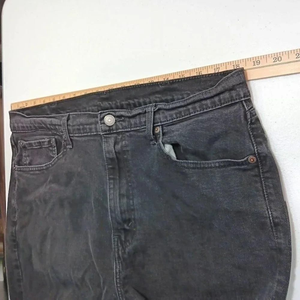 Levis‎ 505 Jeans Mens 38x30 Straight Fit Denim Classic Five Pocket Black